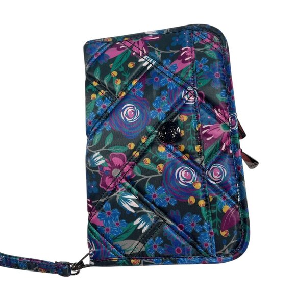 Lug Zeppelin RFID Quilted Wallet Wristlet Wildflower Multi - Picture 2 of 4